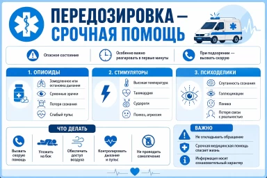 Помощь при передозировке в Узловой