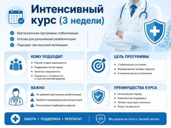 Реабилитация за 21 день в Узловой