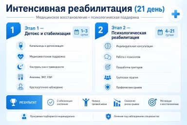 Реабилитация за 21 день в Узловой